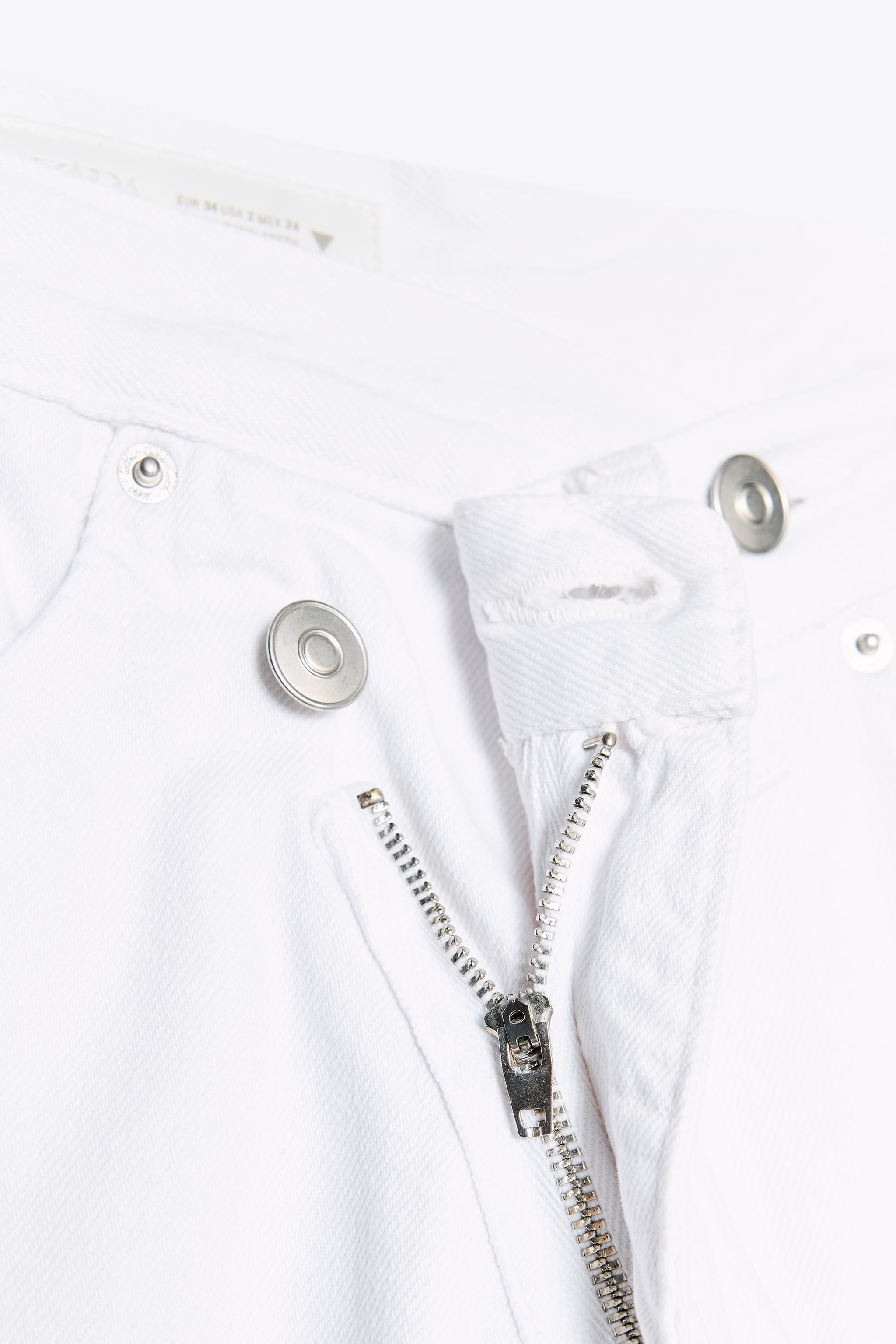 TRF HIGH-RISE WIDE LEG CROSSOVER WAIST JEANS | Zara US