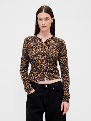 CashSoft Crop Cardigan | Gap (US)