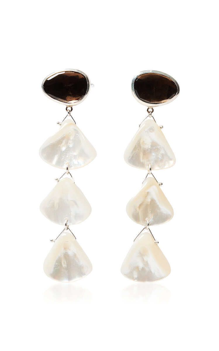 Scale 18K Gold-Plated Multi-Stone Earrings | Moda Operandi (Global)