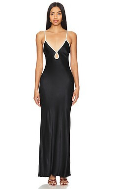 Bec + Bridge Cedar City Maxi Dress in Black & Ivory from Revolve.com | Revolve Clothing (Global)