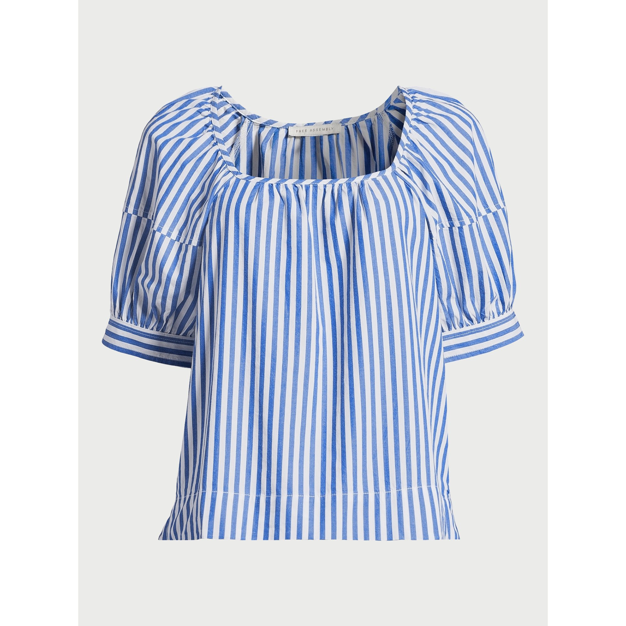 Free Assembly Women’s Puff Sleeve Top, Sizes XS-XXXL | Walmart (US)