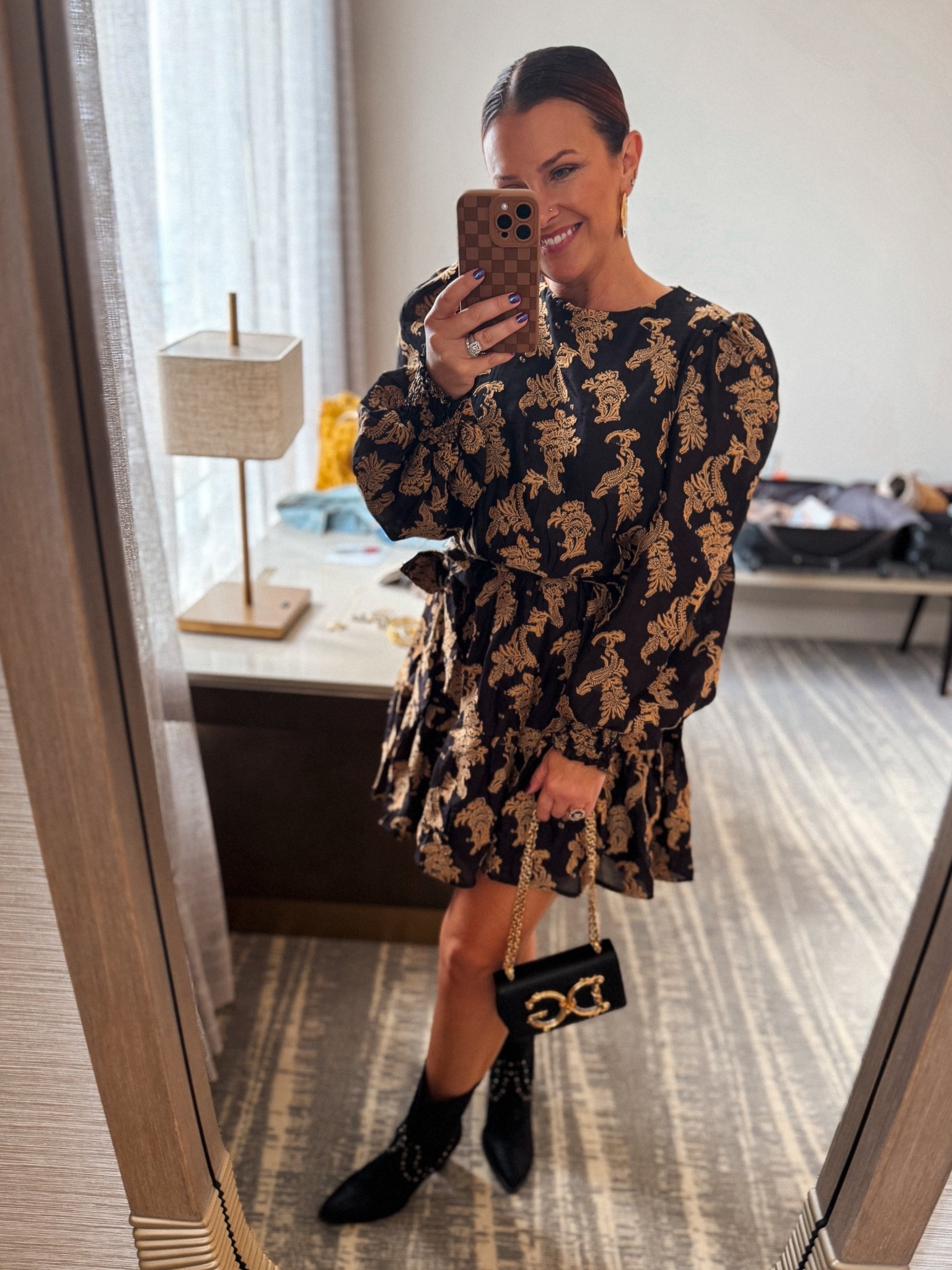 What I wore for breakfast at Mar-a-Lago 🖤 

#LTKOver40 #LTKFindsUnder100 #LTKItBag