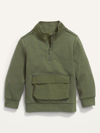 Unisex Dynamic Fleece 1/4-Zip Sweatshirt for Toddler | Old Navy (US)
