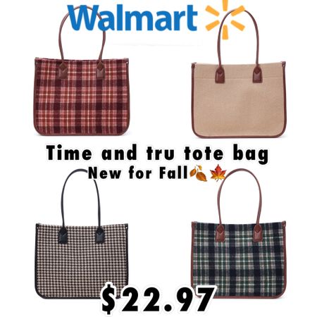 New Walmart Fall tote bags for only $22.97!! They are selling out fast, so get them before they’re gone!!🍂🍁✨

#LTKSeasonal #LTKitbag #LTKstyletip
