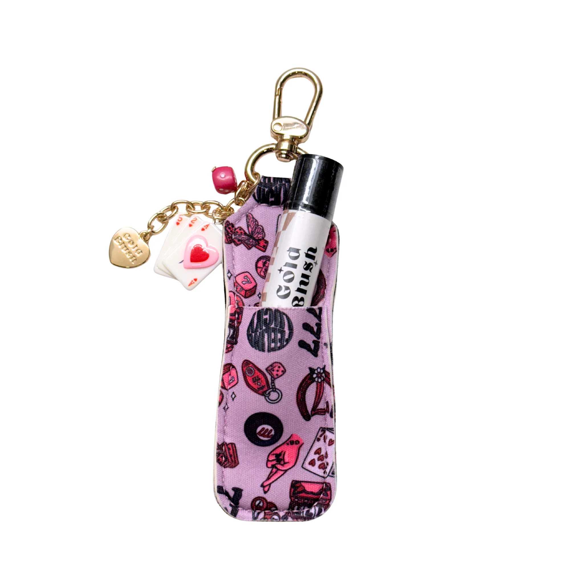 Gold Blush Tallow Lip Balm + Lip Balm Holder Keychain- Gold Blush x Ma | The Gold Blush