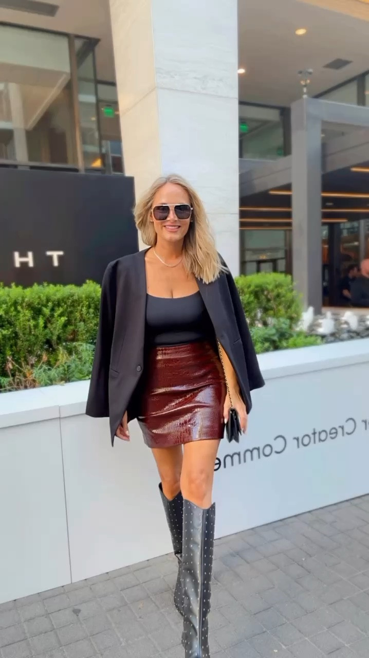 Cute date night outfit with studded boots 👢 

#LTKOver40 #LTKStyleTip #LTKFindsUnder50