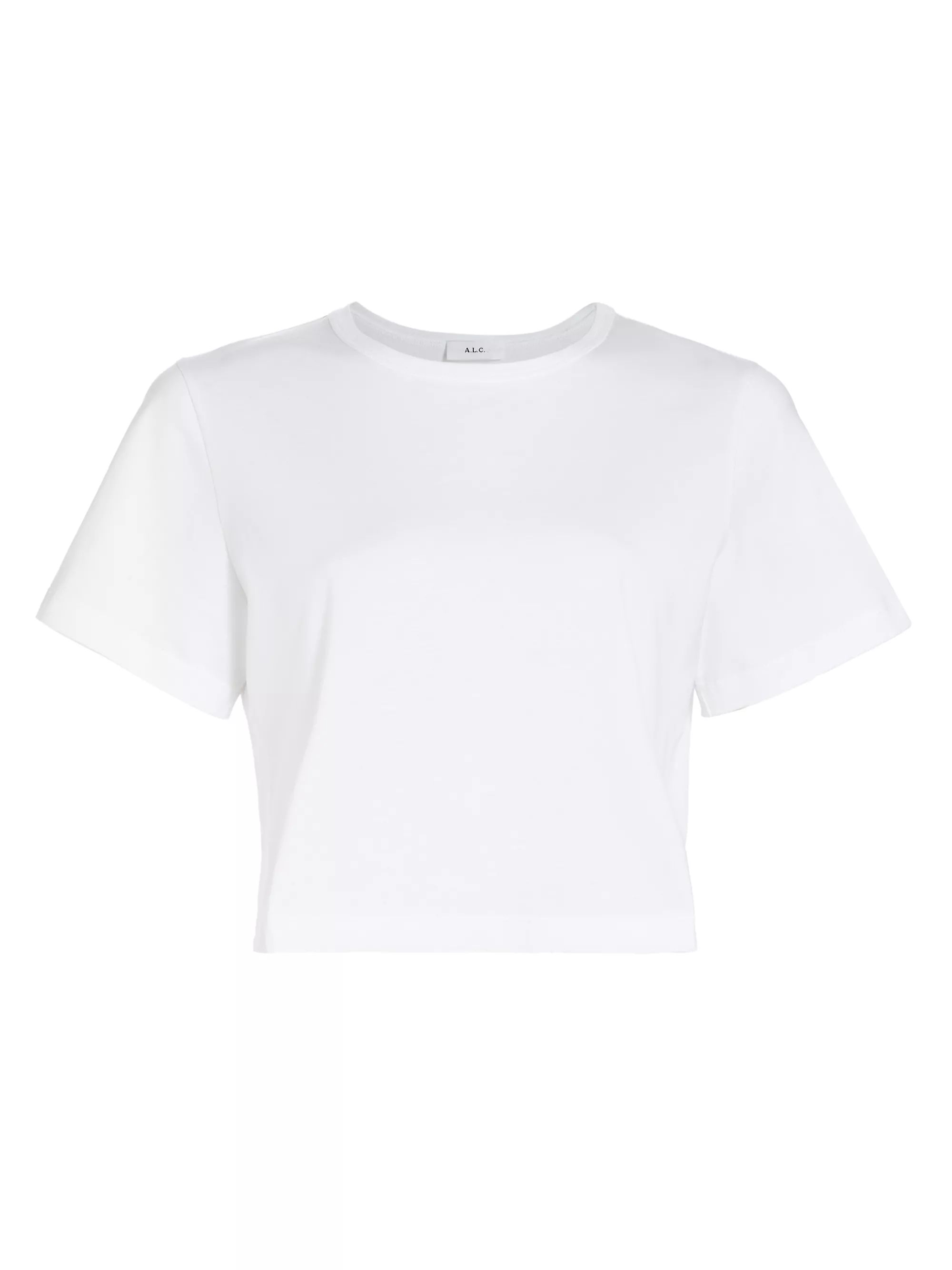 Julia Cotton Cropped T-Shirt | Saks Fifth Avenue