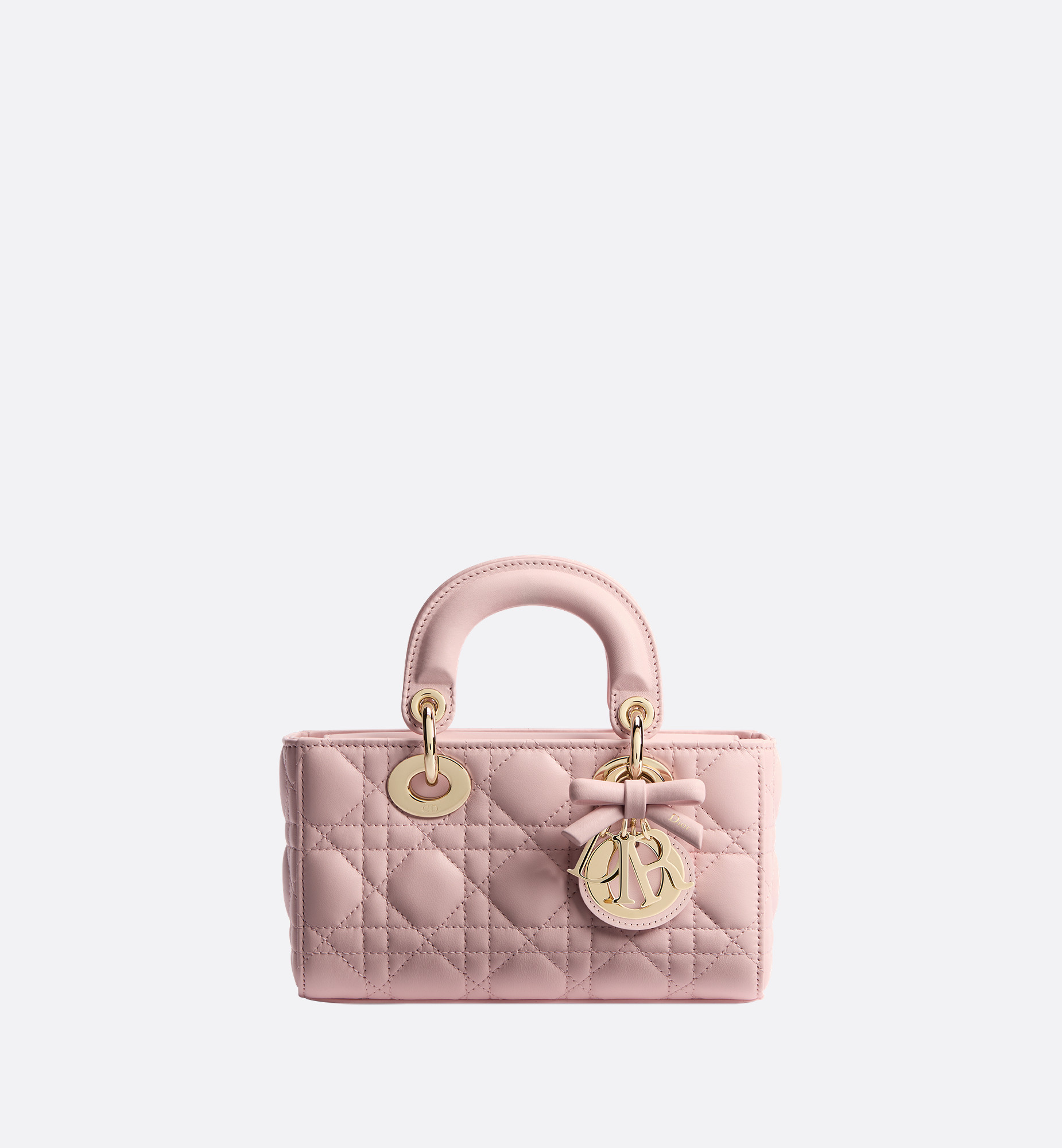 Mini Lady D-Joy Bag Soupir Pink Cannage Lambskin | DIOR | Christian Dior Parfums UK