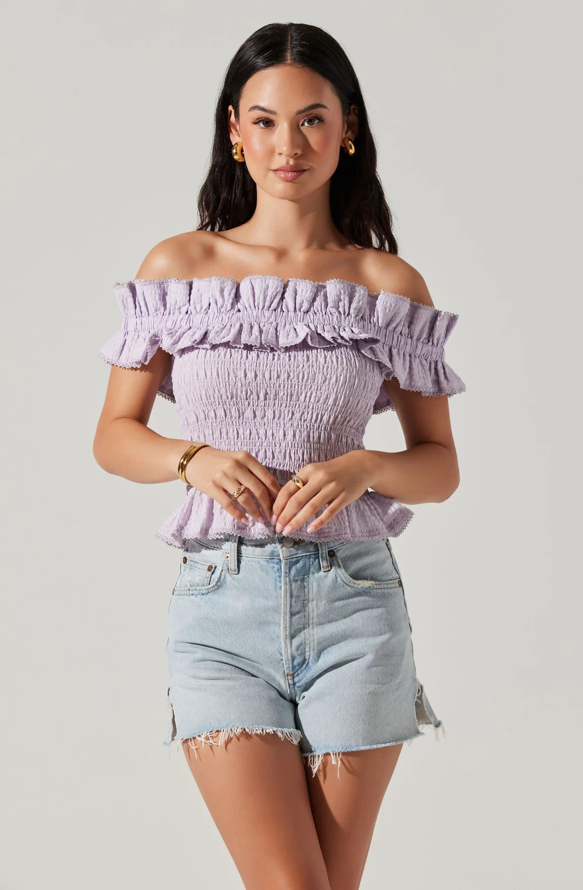 Foufette Smocked Top | ASTR The Label (US)