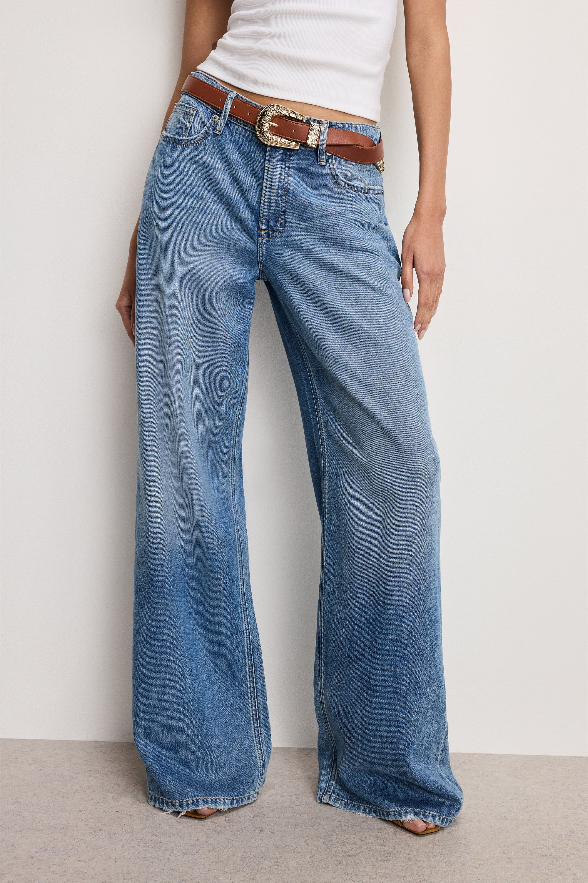 WEIGHTLESS GOOD EASE JEANS | INDIGO961 - GOOD AMERICAN | Good American