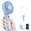 Portable Handheld Fan, 4000mAh, 180 Adjustable, 6 Speed Wind, USB Rechargeable Foldable Fan with ... | Amazon (US)