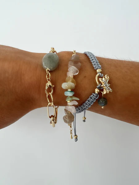 Pebble Stone Bracelet Set | Lane 201 Boutique