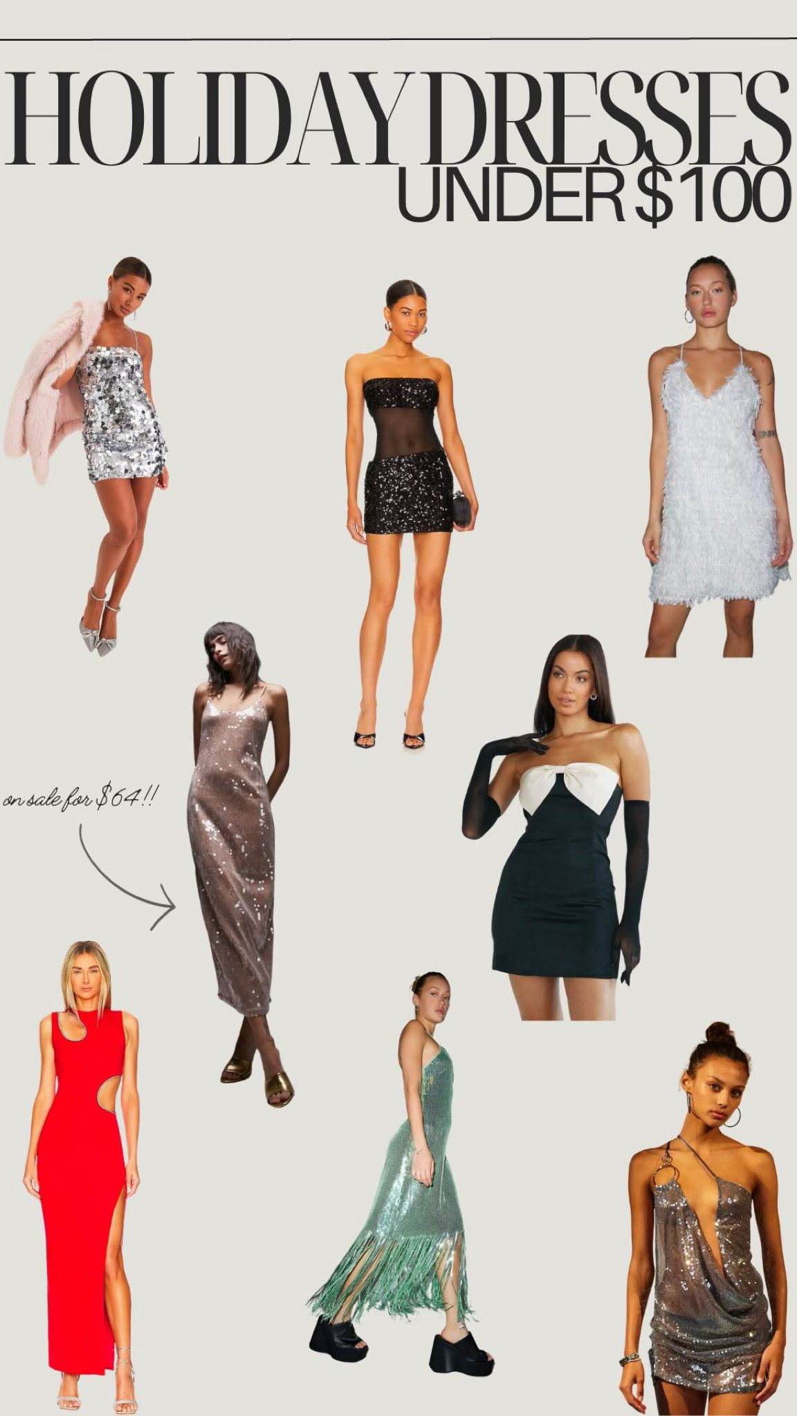 holiday dresses under $100 ✨

#LTKparties #LTKfindsunder100 #LTKHoliday