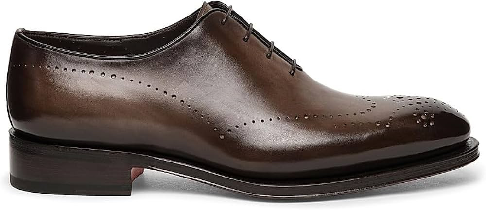 Amazon.com: Santoni, Carter Wholecut Oxfords, 10.5 D, Dark Brown : Amazon Luxury | Amazon (US)