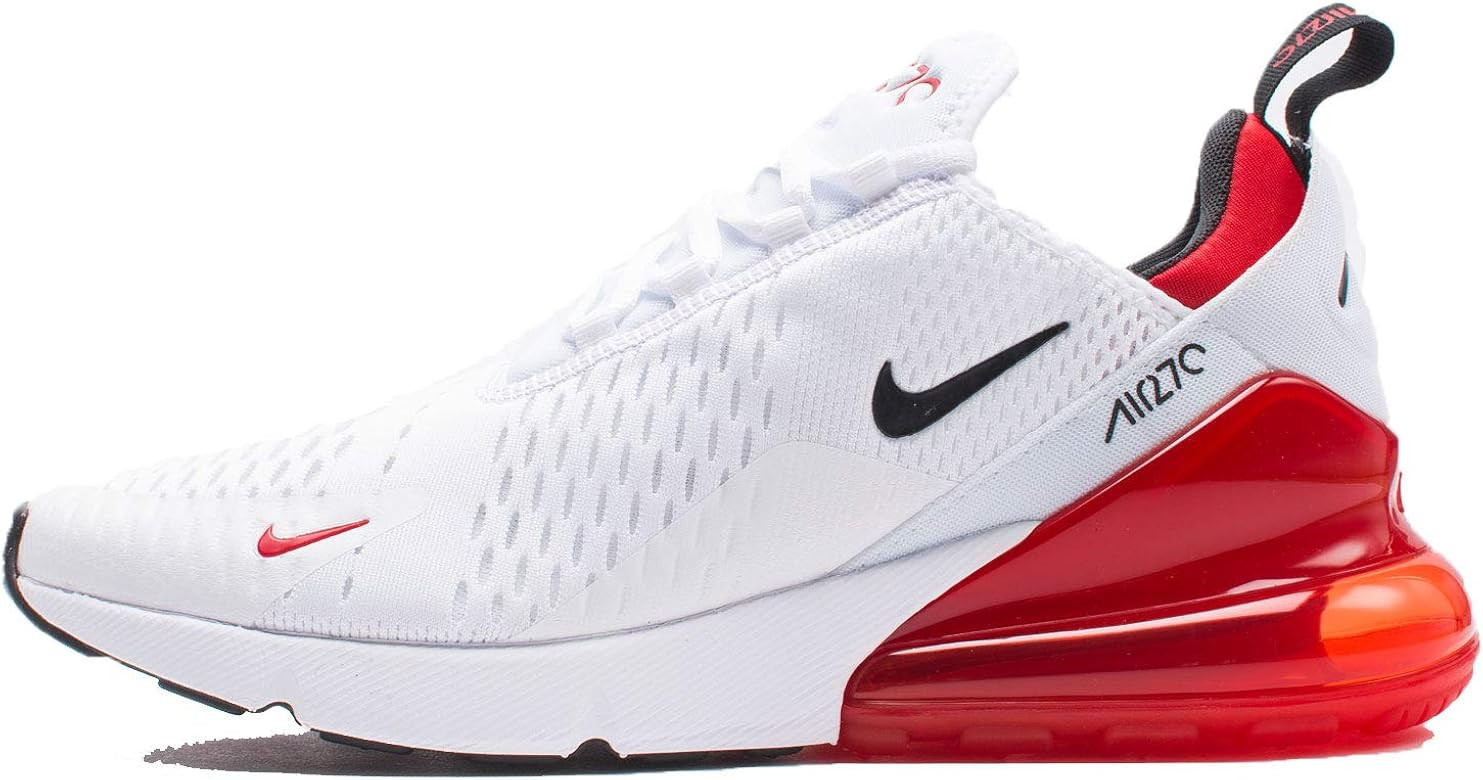 Nike Mens Air Max 270 White/Black-University Red Bv2523 100 - Size 10 | Amazon (US)