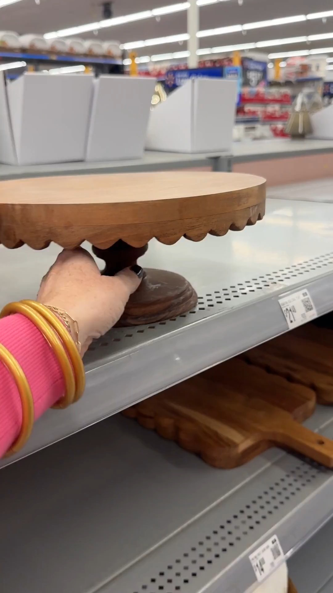 What I found at Walmart! Scallop edge cake stand 

#LTKfoodie #LTKFindsUnder50 #LTKHome