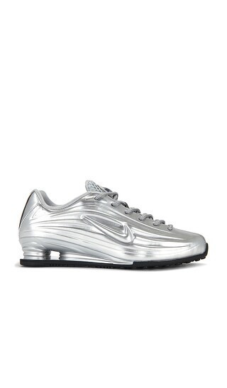 Nike Shox Z Sneaker in Metallic Silver, grey. - size 8 | Revolve Clothing (Global)
