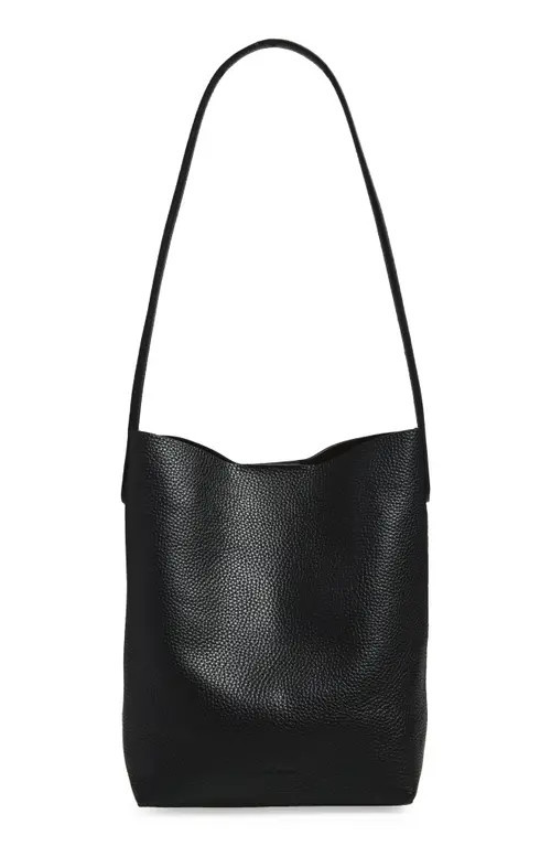 Mansur Gavriel Small Everyday Cabas Leather Tote in Black/black at Nordstrom | Nordstrom