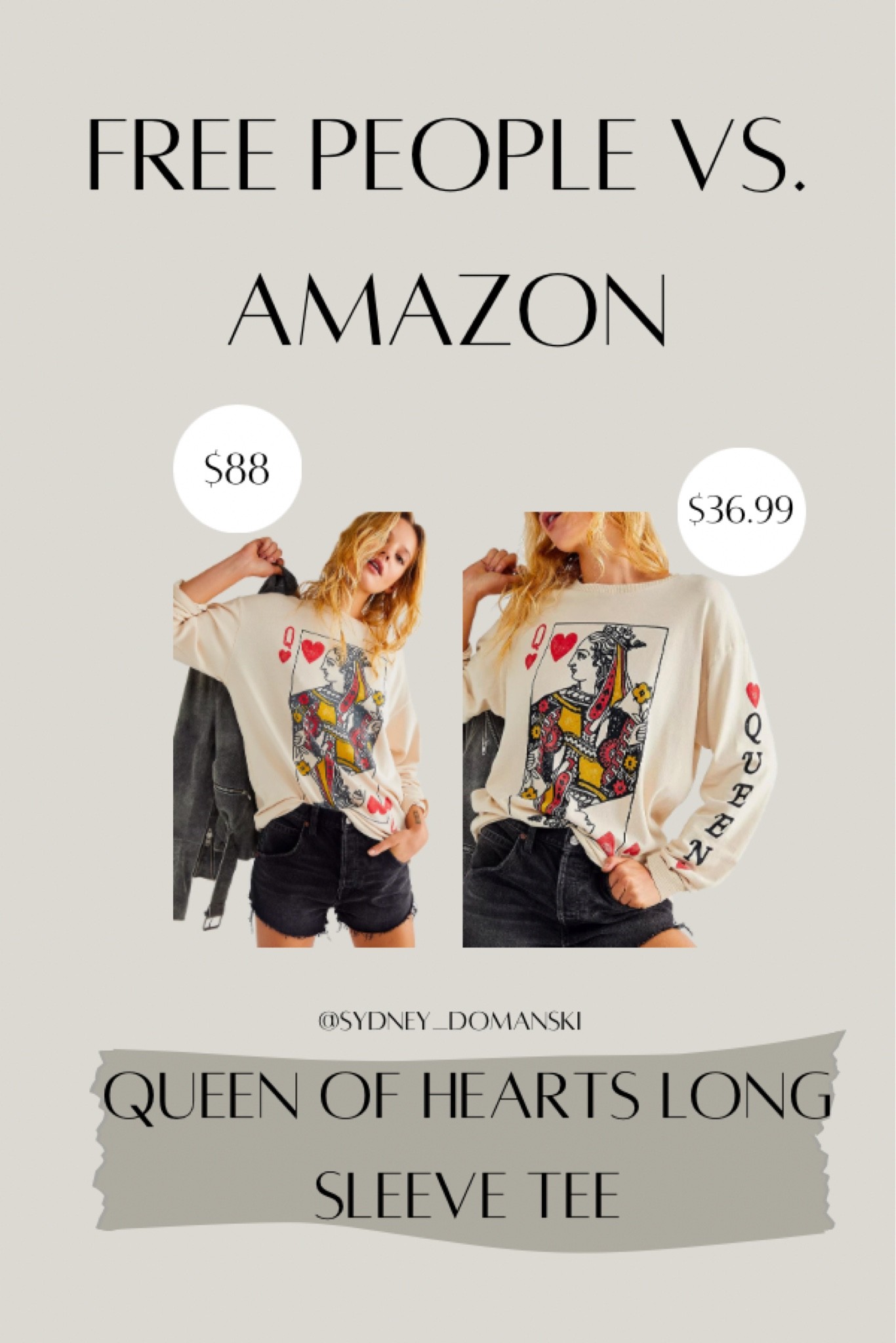 Free People long sleeve graphic tee dupe on Amazon! Get the same look, soft fit and stylish fall graphic tee without breaking the bank! 

#LTKSeasonal #LTKHoliday #LTKstyletip