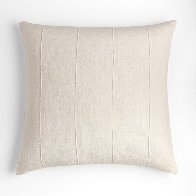 Matthew 30"x30" Square Mudcloth Decorative Throw Pillow by Leanne Ford | Crate & Barrel | Crate & Barrel