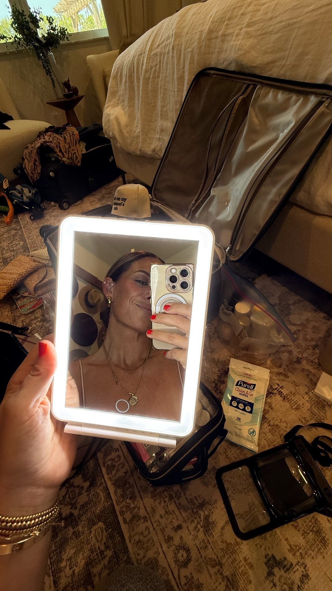 The BEST travel mirror 🪞

#LTKgrwm #LTKmorningroutine #LTKSaleAlert
