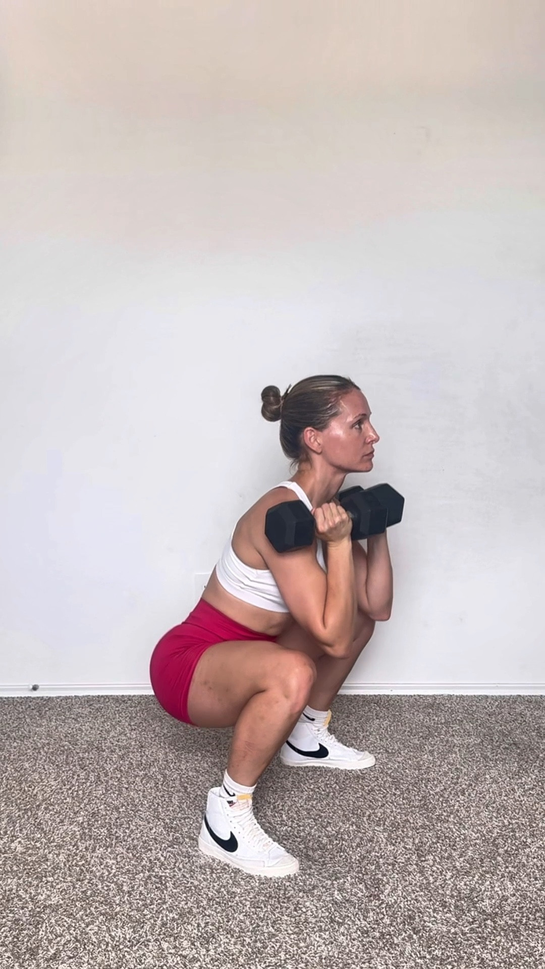 At home 1 min squat burner challenge... 

#LTKActive #LTKWorkwear #LTKHome