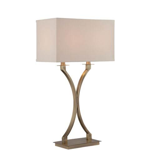 Lite Source Cruzito Antique Brass 29 Inch Two Light Table Lamp Ls 22615 | Bellacor | Bellacor