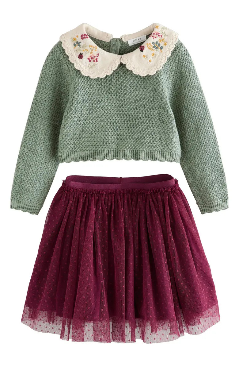 Kids' Stripe Sweater & Tutu Skirt Set | Nordstrom