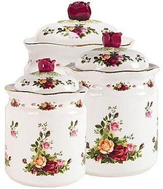 Royal Albert Old Country Roses Canister Set of 3 | Dillard's