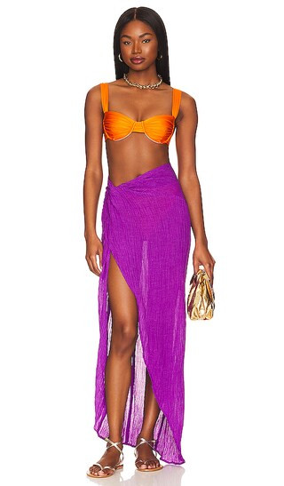 Lulu Maxi Skirt in Violet | Revolve Clothing (Global)