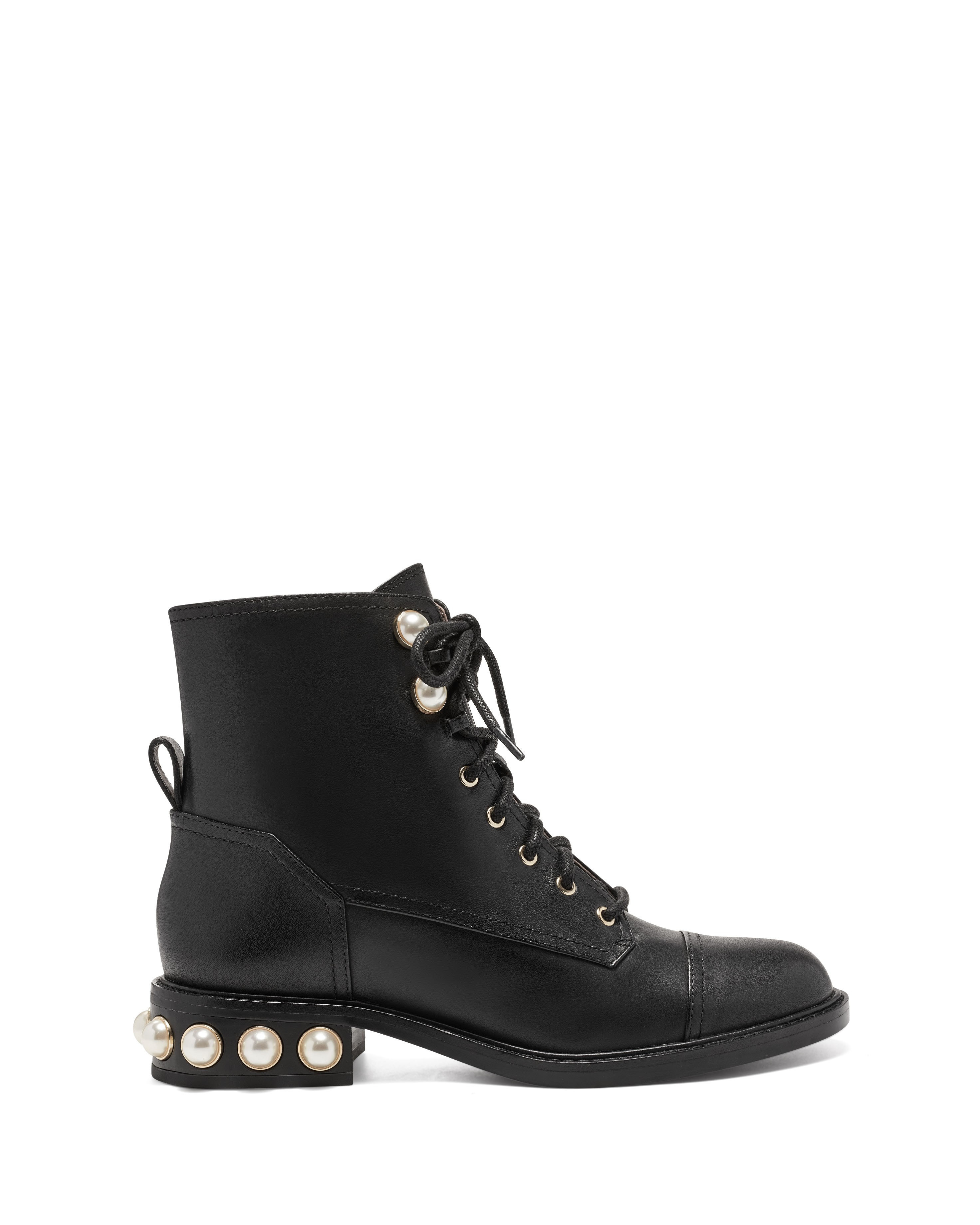 Vesna Faux Pearl-Embellished Bootie | Vince Camuto