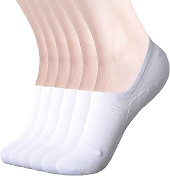 Womens No Show Socks Non Slip Flat Boat Line Low Cut Socks (3-6 Packs) | Amazon (US)