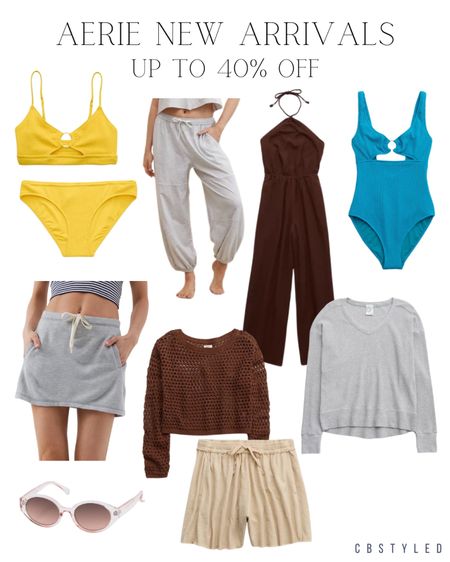 Up to 40% off Aerie’s new arrivals! Summer fashion finds from Aerie’s! 

#LTKstyletip #LTKsalealert