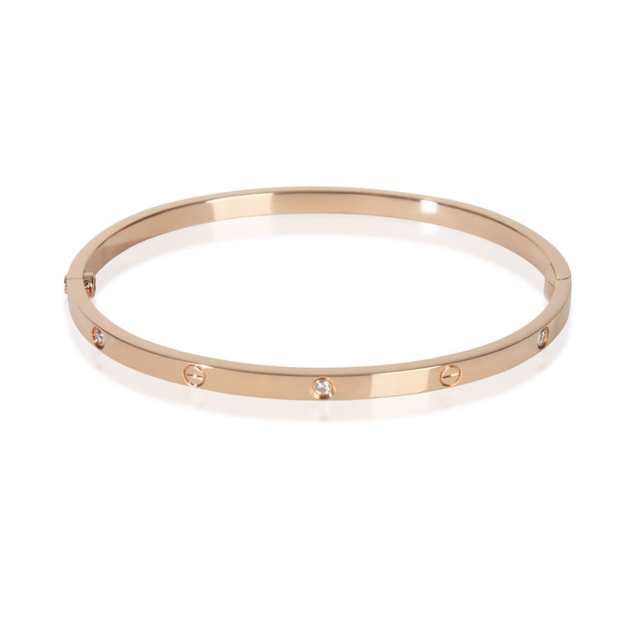 Pre-Owned Cartier Rose Gold Diamond Small Model Love Bracelet | Jomashop.com & JomaDeals.com