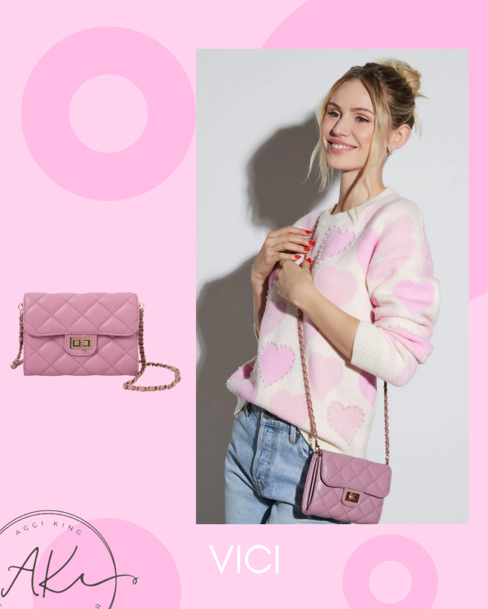 #vici #pink #heart #sweater #valentinesday #datenight

#LTKGiftGuide #LTKfindsunder100 #LTKSeasonal