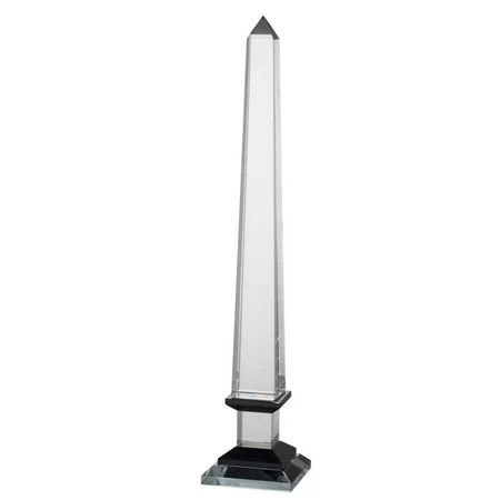 20"" Clear Large Lucent Obelisk Accent | Walmart (US)