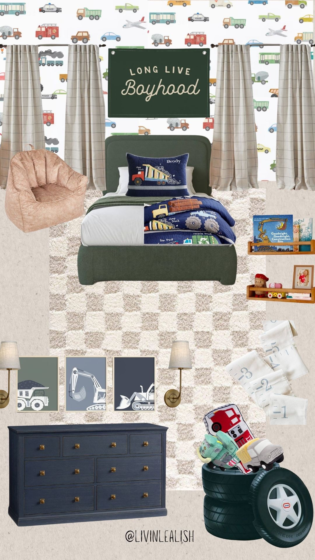 Construction & Cars toddler room!🚑🚒🚛 #toddlerroom #boyroom #carroom #babyboyroom 

#LTKHome #LTKKids #LTKBaby