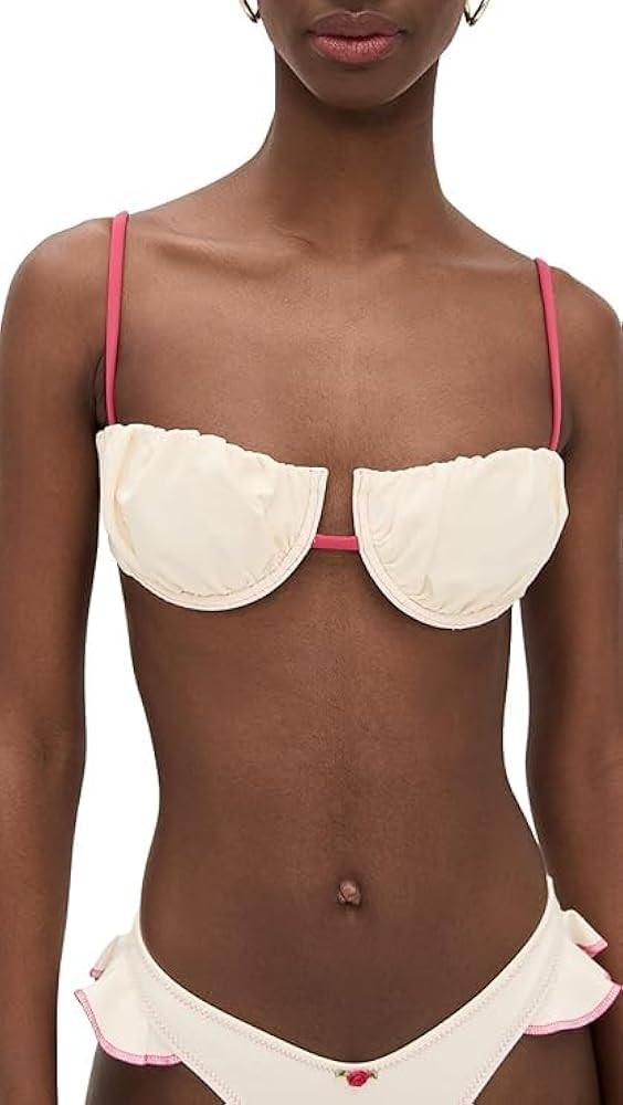Women's Binded Petal Bikini Top | Amazon (US)