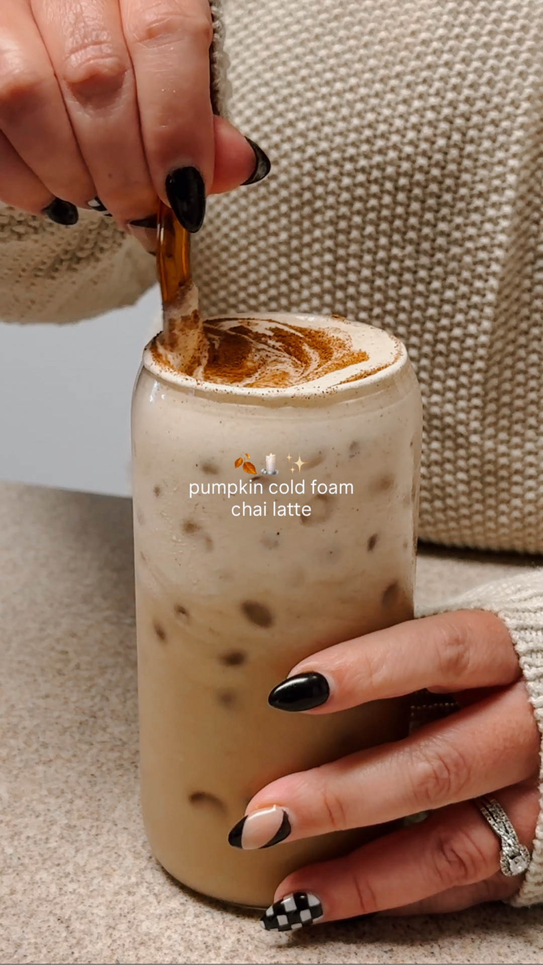 Here’s how to make a quick & easy Chai Latte with Pumpkin Cold Foam at home🍂

Ingredients: 

1/2  cup heavy whipping cream
1 tbsp pumpkin purée
1 tsp maple syrup 
1/2 tsp pumpkin spice 
1/2 tsp vanilla 

#LTKSeasonal #LTKHome #LTKHalloween