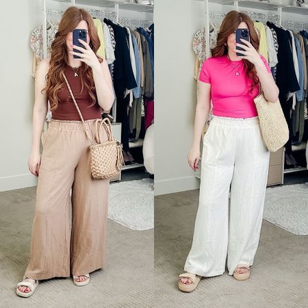 I love these linen pants from Amazon wearing size large. Great quality and not see through. 

Summer outfit. Casual outfit. 

#LTKMidsize #LTKStyleTip #LTKFindsUnder50