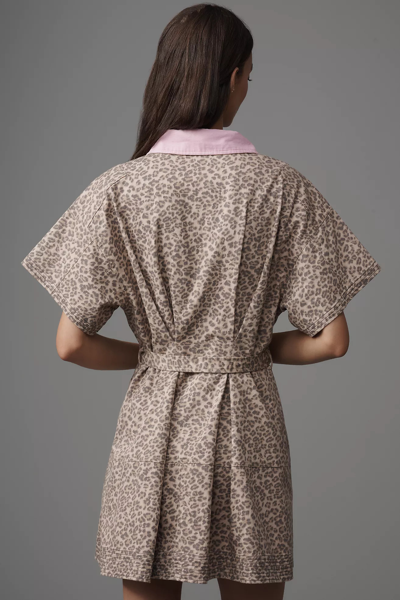 Maeve Utility Fit & Flare Mini Shirt Dress | Anthropologie (US)