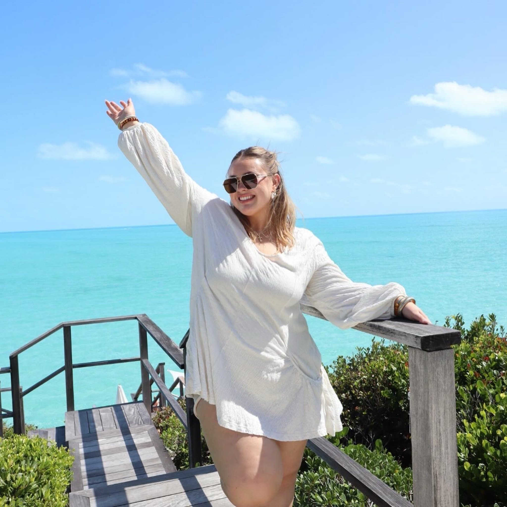 This beach cover up will definitely be my favorite this summer☀️ 

Its super breathable and I love the side pockets!! 

#LTKStyleTip #LTKPlusSize #LTKMidsize
