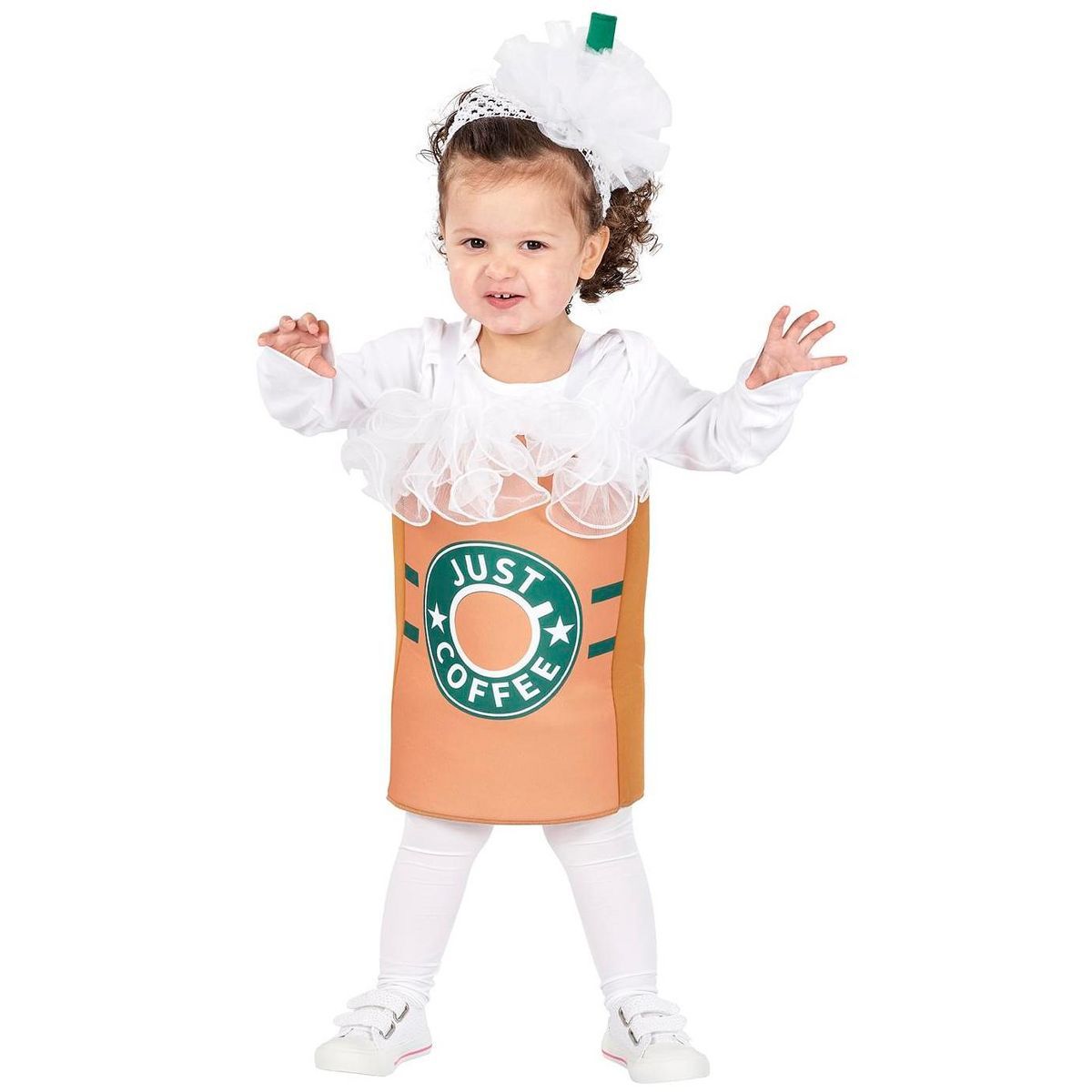 Orion Costumes "Just Coffee" Toddler Costume with Tunic & Headpiece | One Size | 12-18 Months | Target