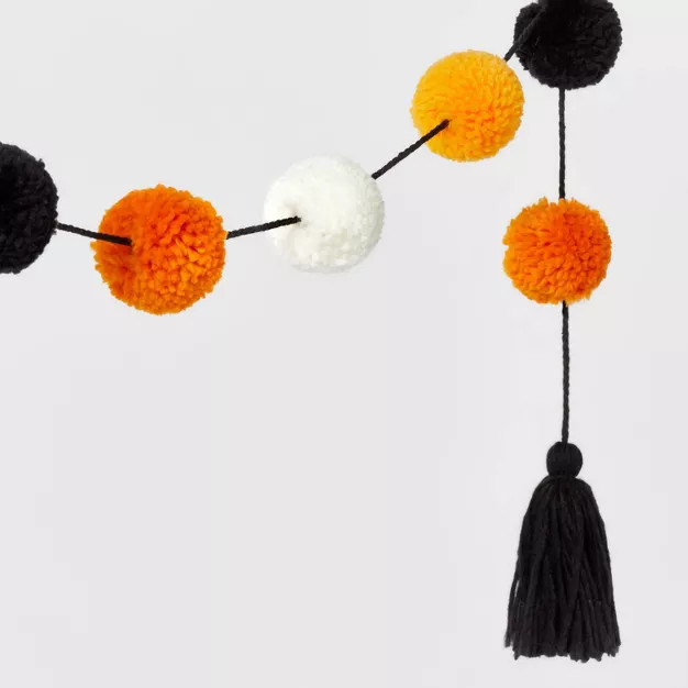 Pom Pom Halloween Garland - Hyde & EEK! Boutique™ | Target