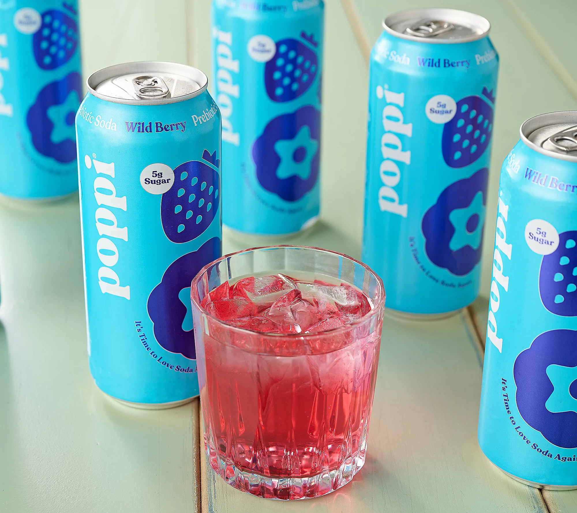 Poppi (12) 16 oz Jumbo Cans 5g Sugar Prebiotic Soda | QVC