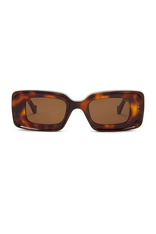 Loewe Rectangular Sunglasses in Brown | FWRD 