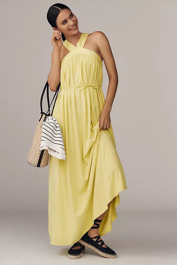 Nation Los Angeles Brielle Halter Maxi Dress | Anthropologie (US)