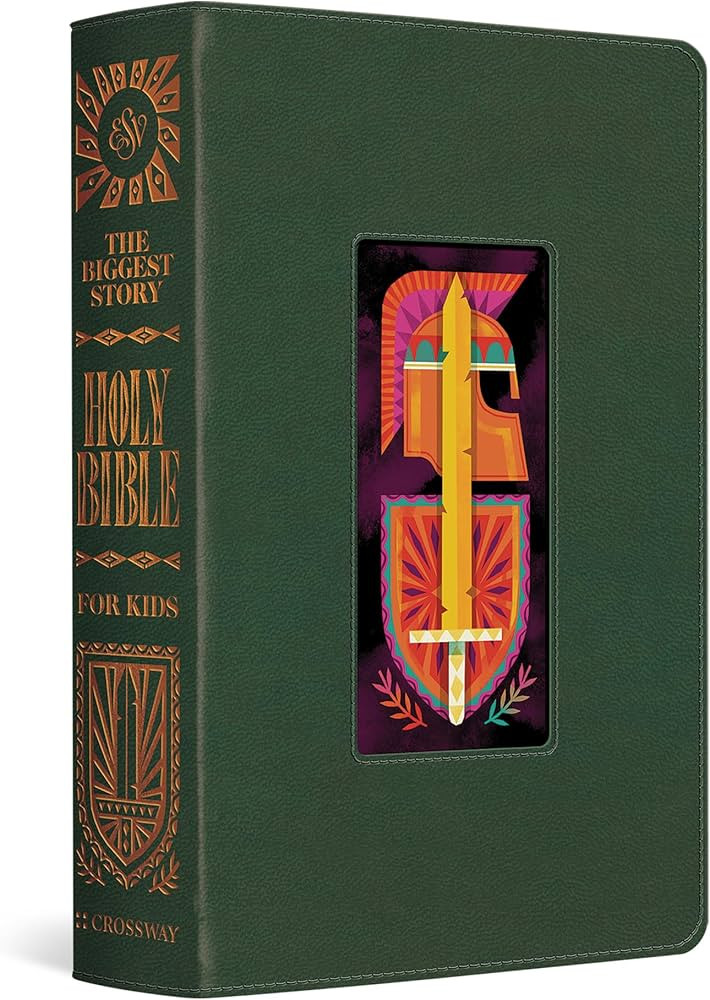 ESV The Biggest Story Holy Bible for Kids (TruTone, Dark Green, Armor Design) | Amazon (US)