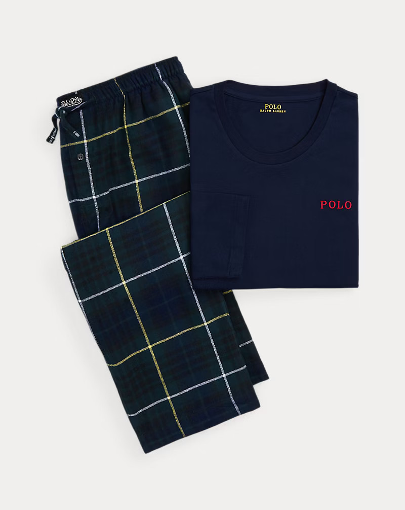 Pyjama jersey et flanelle écossaise | Ralph Lauren (BE & NL)