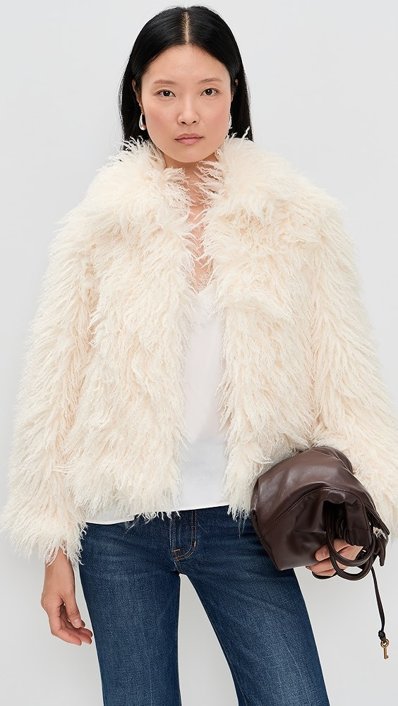 Geraldine Faux Fur Coat | Shopbop